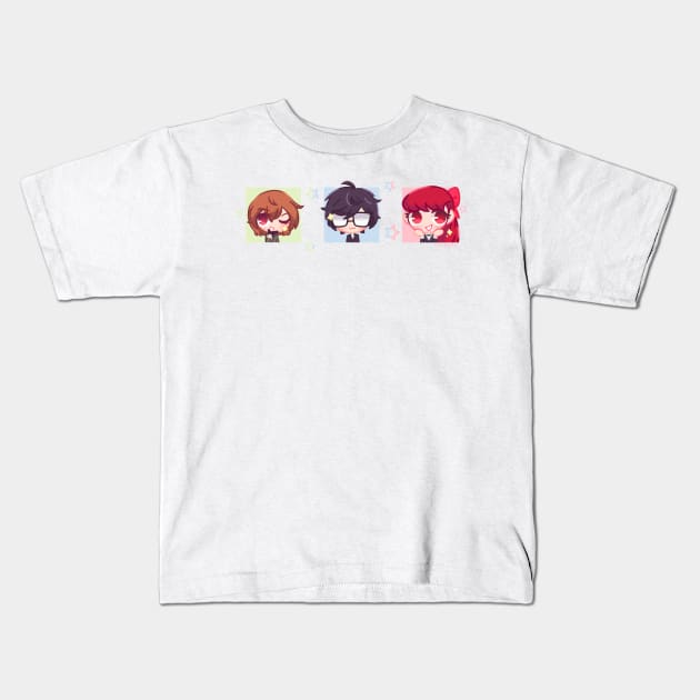 P5R trio Kids T-Shirt by OkiComa